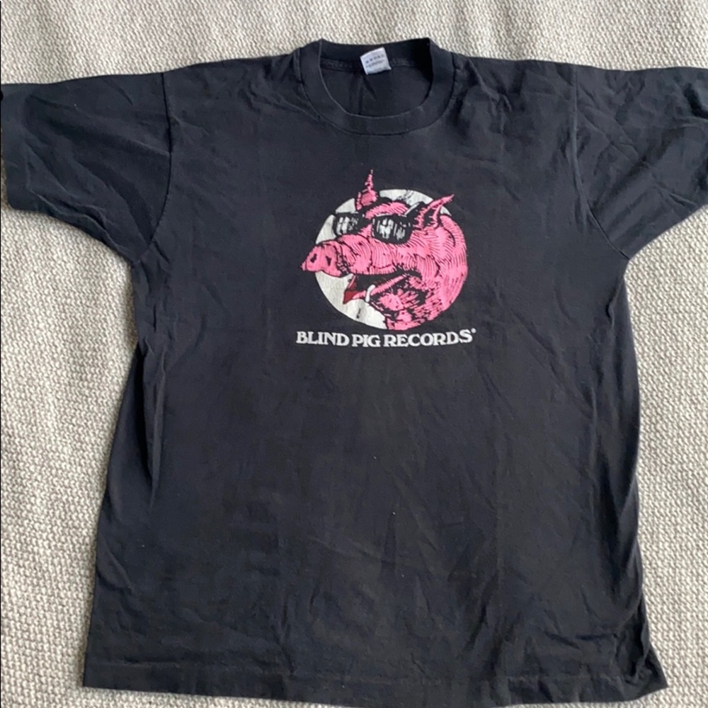 Vintage Blind Pig Records tshirt XL